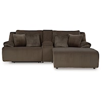 3-Piece Reclining Sectional Sofa With Chaise