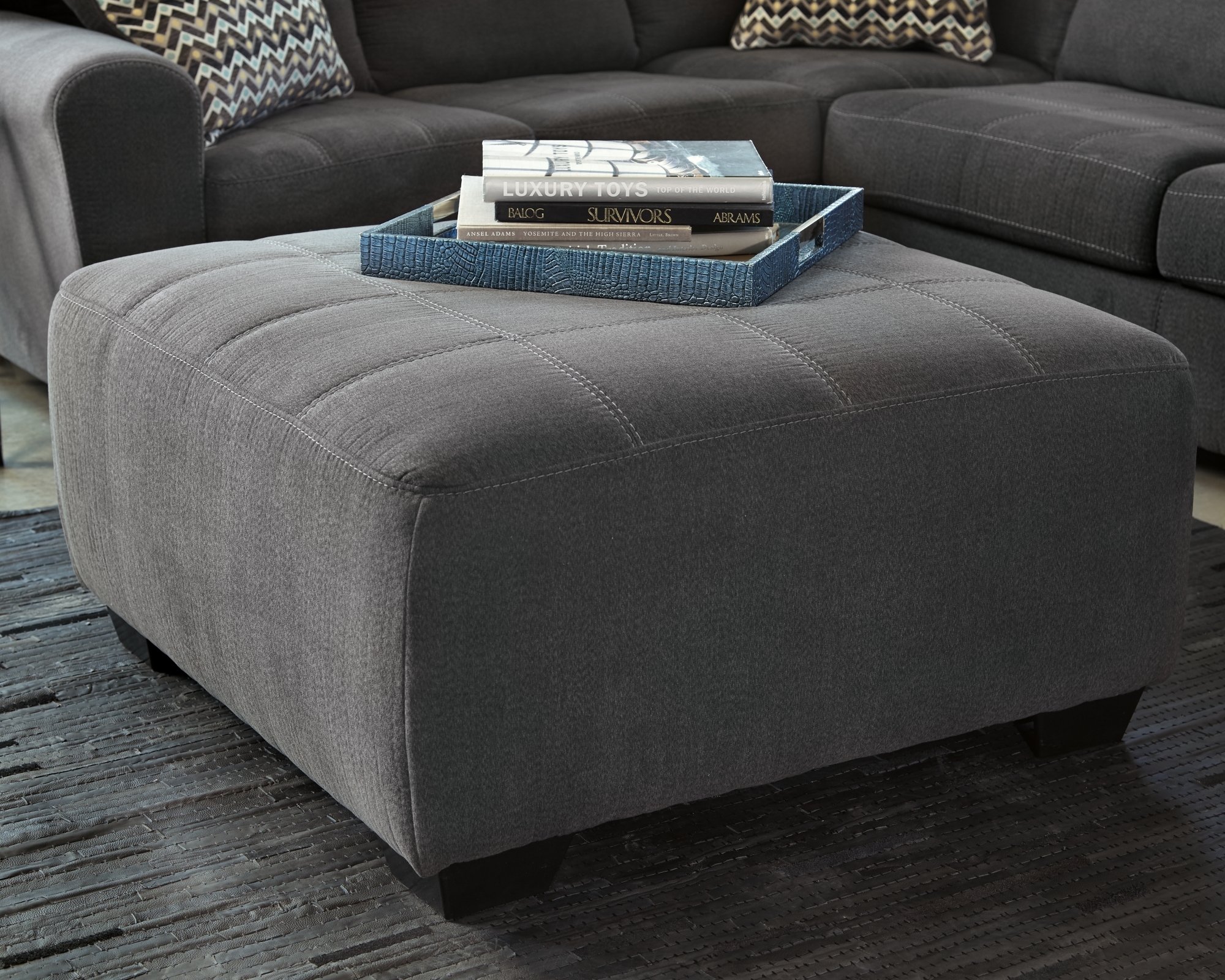 Oversized Accent Ottoman