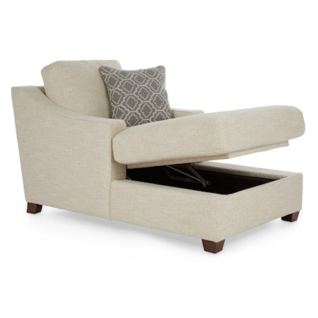 2-Arm Chaise w/ Storage