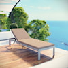 Modway Shore Outdoor Aluminum Chaise