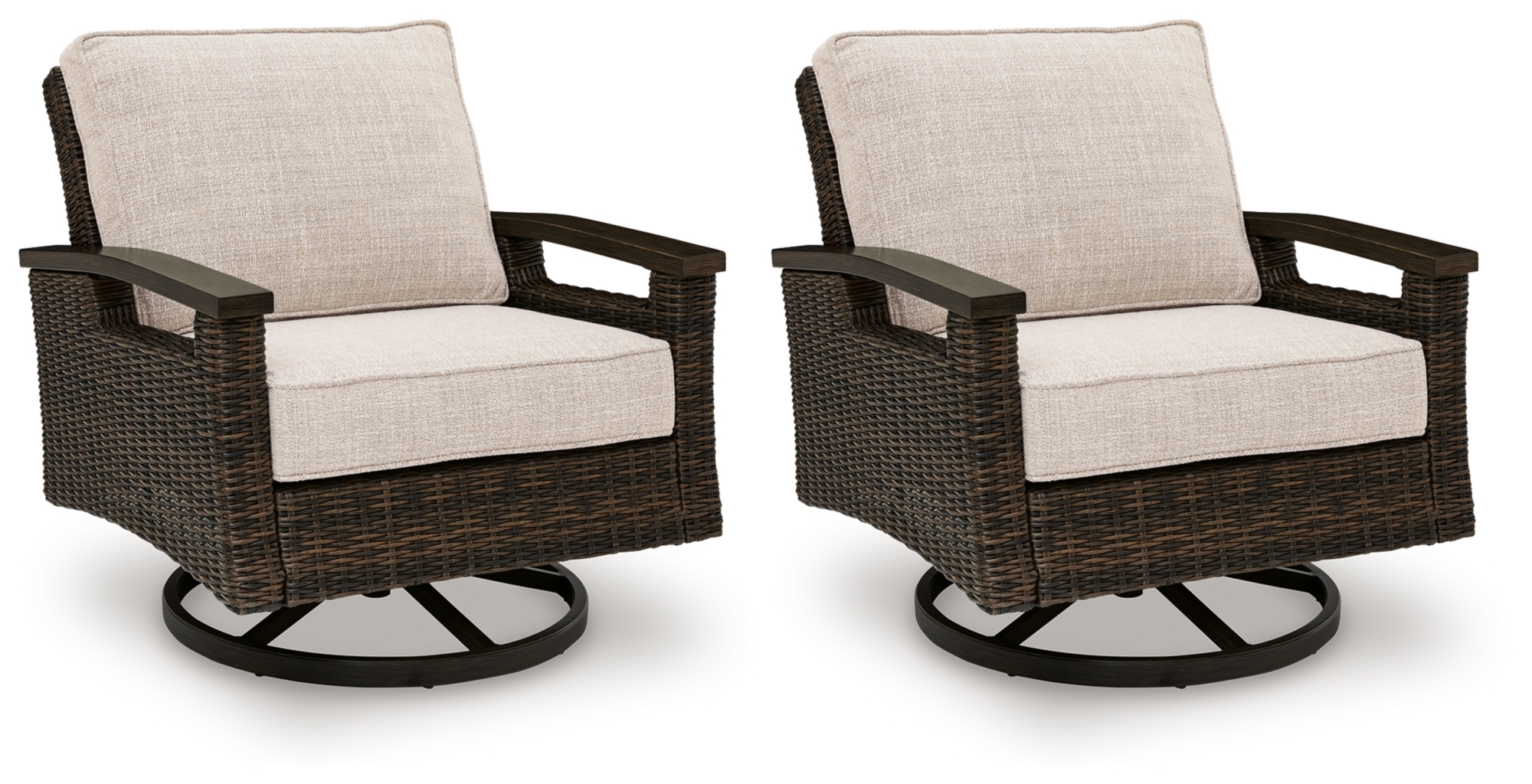 Swivel Lounge Chair (Set Of 2)