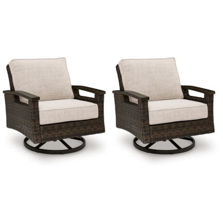 Swivel Lounge Chair (Set Of 2)