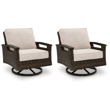 Swivel Lounge Chair (Set Of 2)