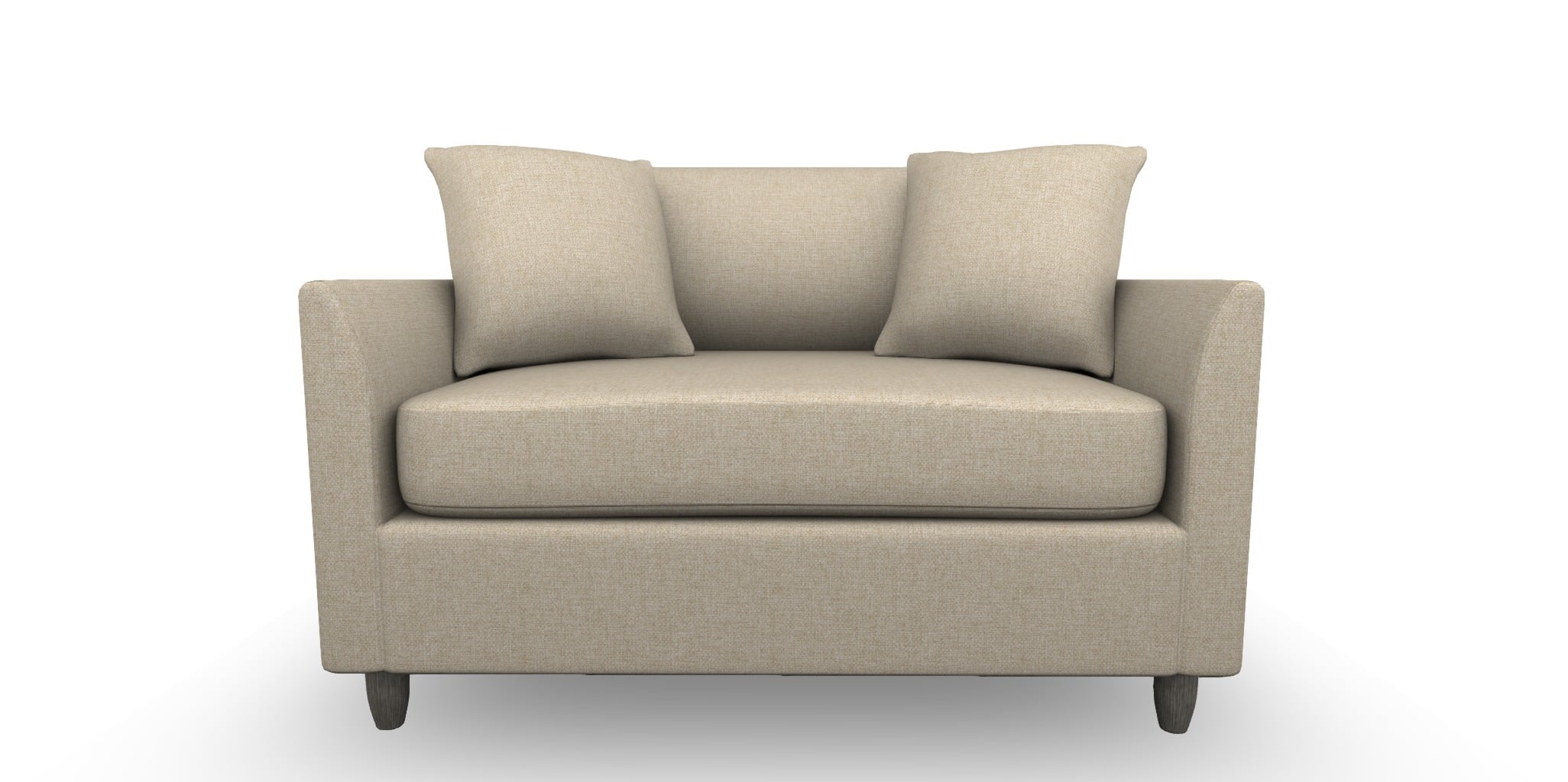 Best Home Furnishings Bayment C13TR Contemporary Chair & Half with Twin