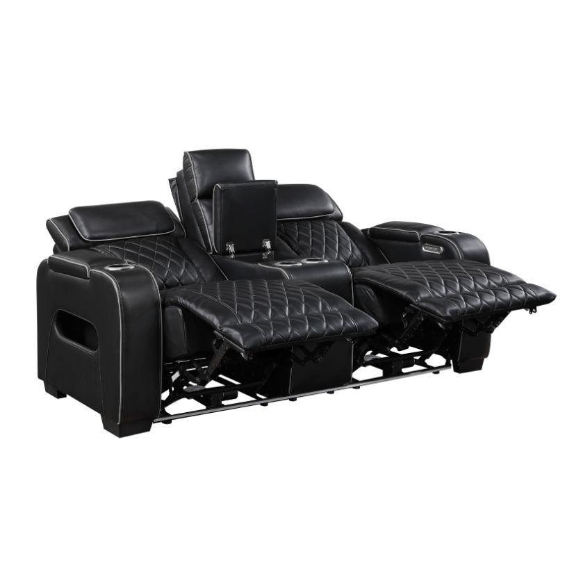 Homelegance Fairway Dual Power Reclining Loveseat