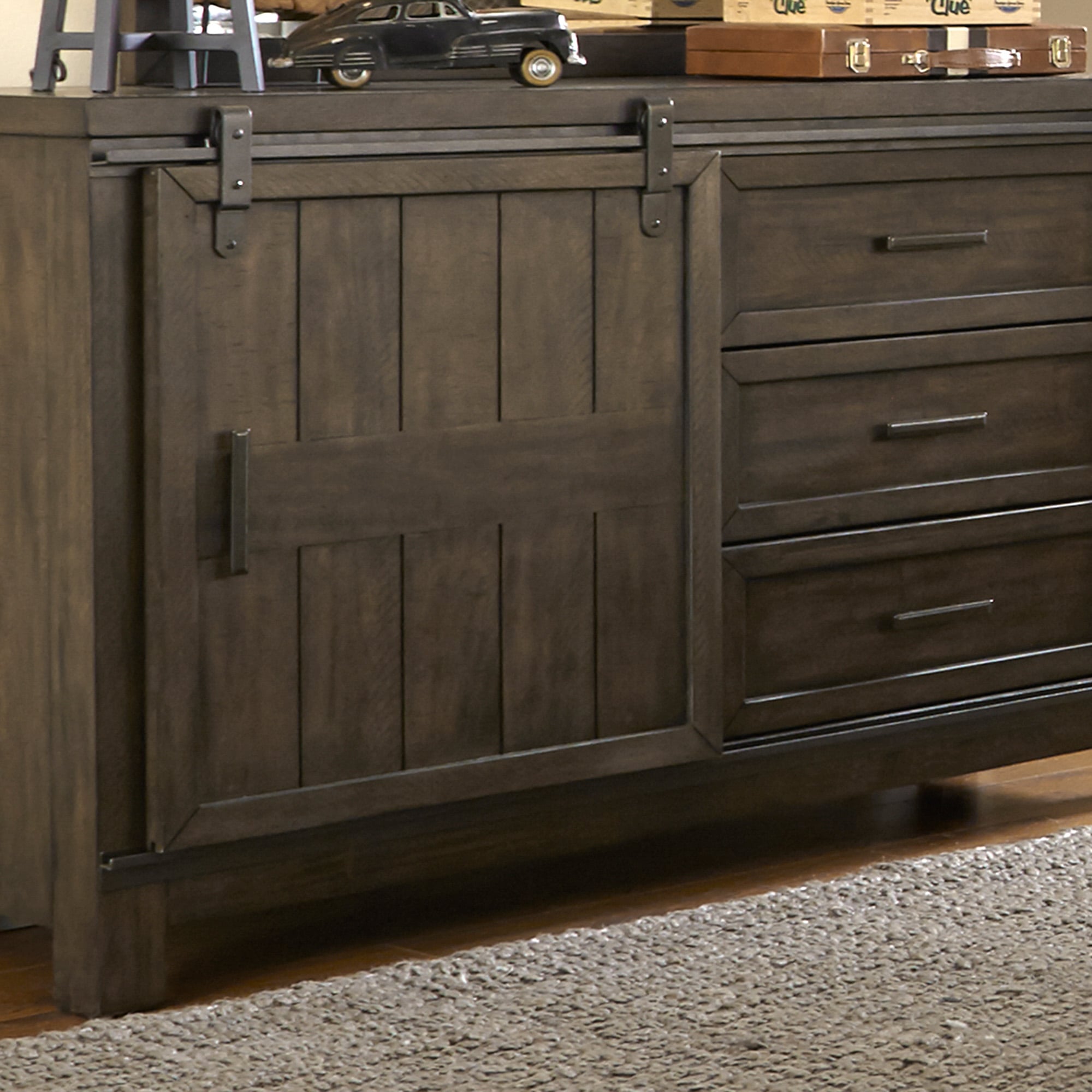 Liberty Furniture Thornwood Hills Dresser and Mirror