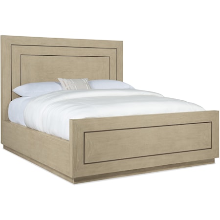 Contemporary Queen Panel Bed