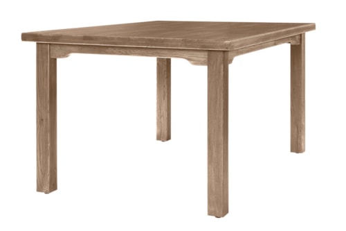 Casual Farmhouse 60" Rectangular Friendship Table with Sealed Top
