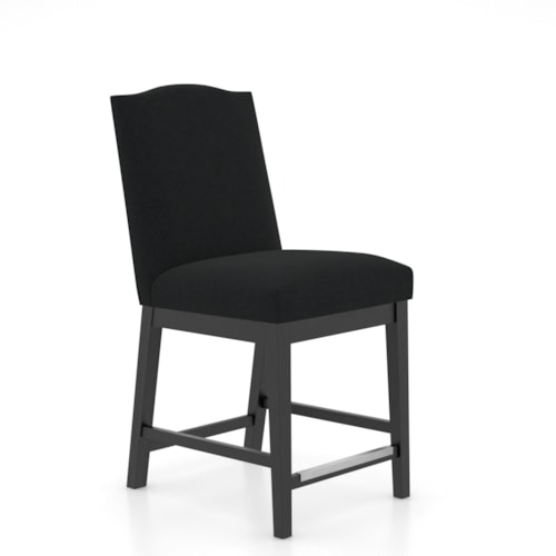 Traditional Upholstered Fixed Stool