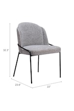 Zuo Jambi Collection Contemporary Barstool