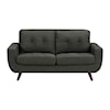 Elements International Freeport FREEPORT HEIRLOOM CHARCOAL | LOVESEAT WITH P