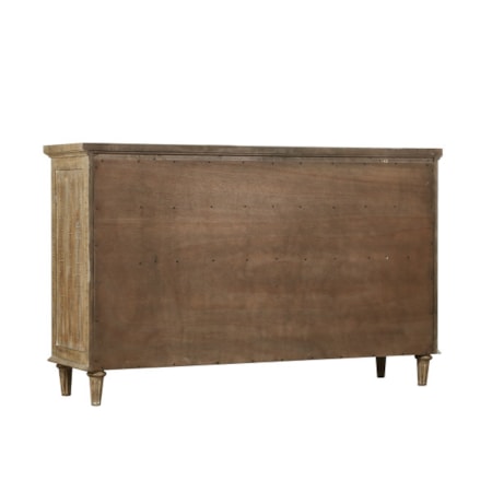 6-Drawer Dresser with Sandstone Finish