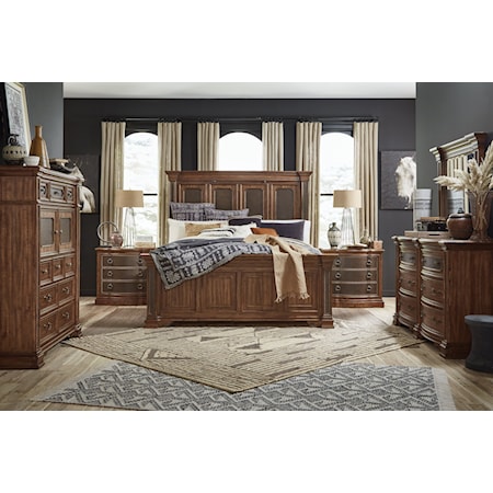 California King Panel Bed