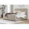 Ashley Furniture Signature Design Dakmore California King Upholstered Bed
