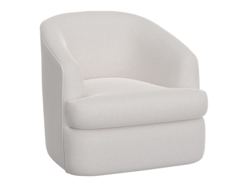 Contemporary Accent Chair with 360 Swivel