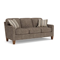 Contemporary Sofa with Track Arms