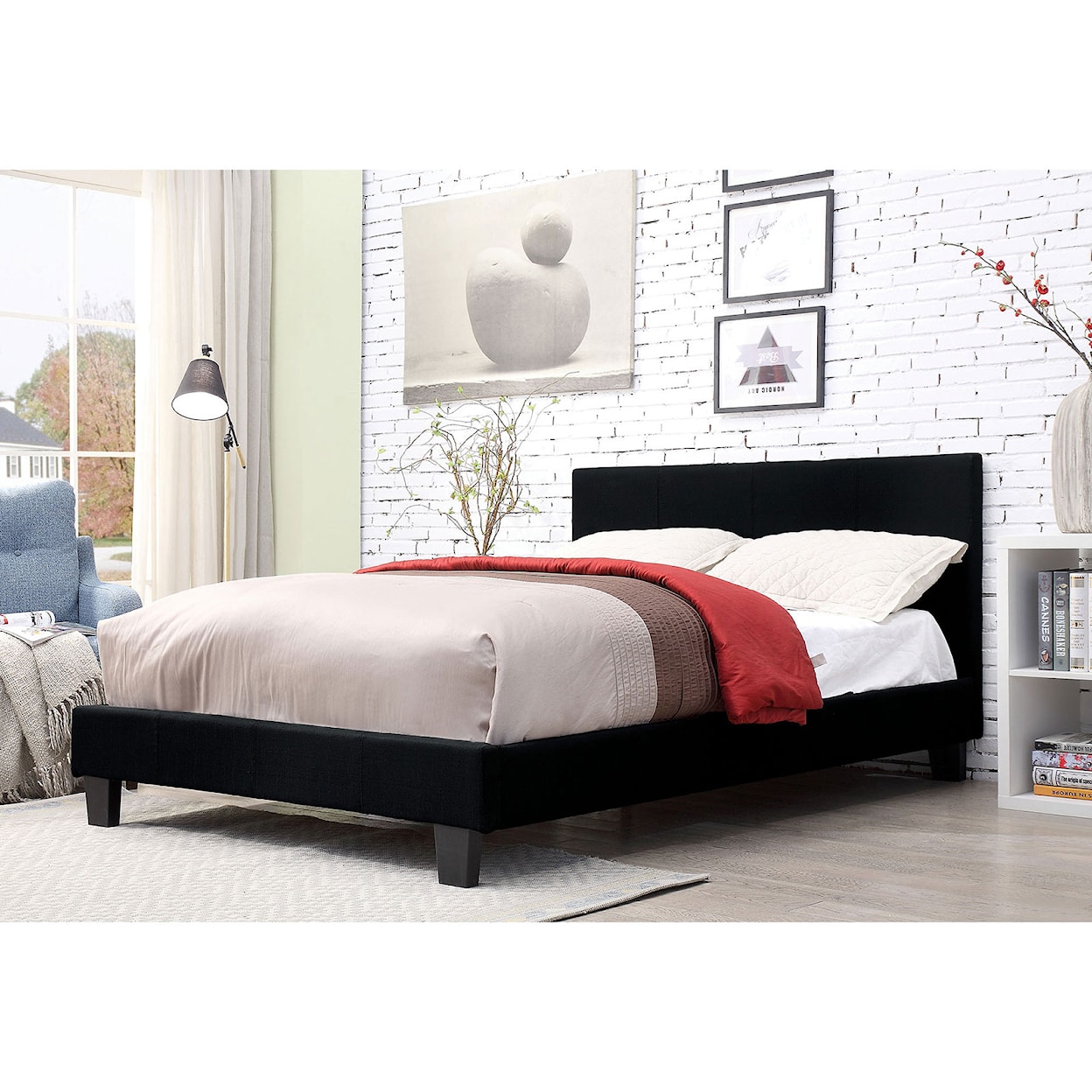 FUSA Sims Queen Bed