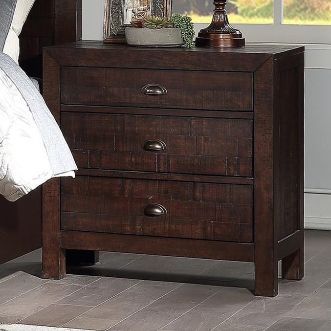 28" 3-Drawer Nightstand
