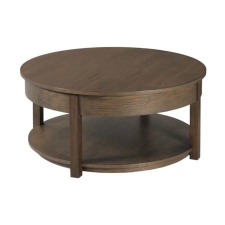 Round Lift Top Coffee Table