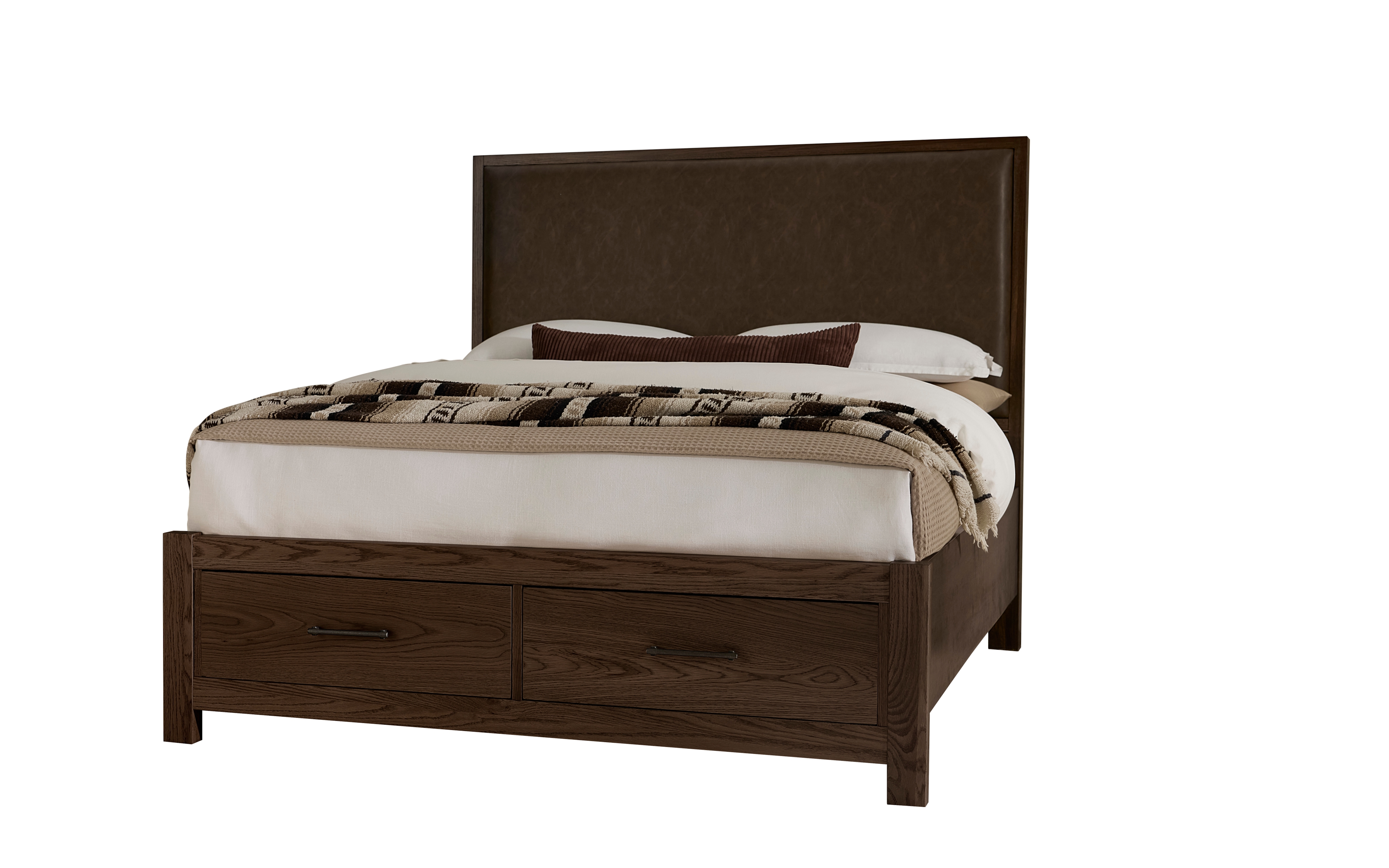 Queen Upholstered Storage Bed