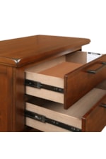 New Classic Cagney Transitional 5-Drawer Bedroom Chest with Felt Lined Top Drawer