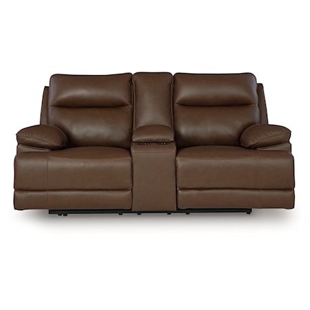 Pwr Rec Loveseat/Con/Adj Hdrst