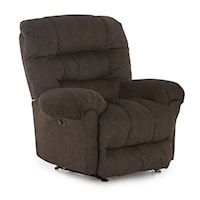 Transitional Power Tilt Headrest Space Saver Recliner