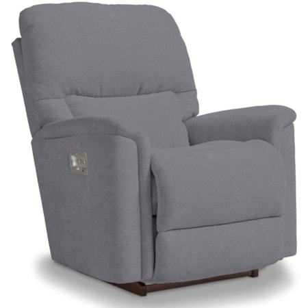 Power Rocking Recliner w/ Headrest &amp; Lumbar