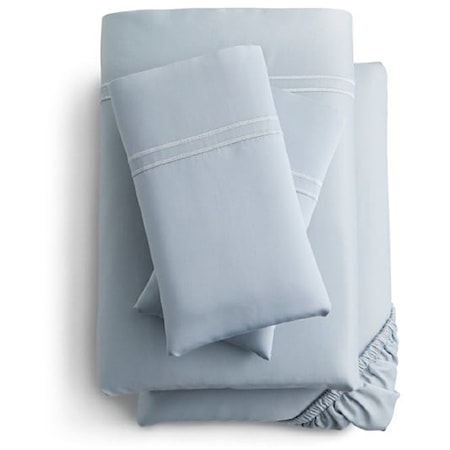 Queen Smoke Supima® Cotton Sheets Pillowcase