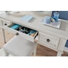 Signature Design by Ashley Robbinsdale Vanity with Stool and Mirror