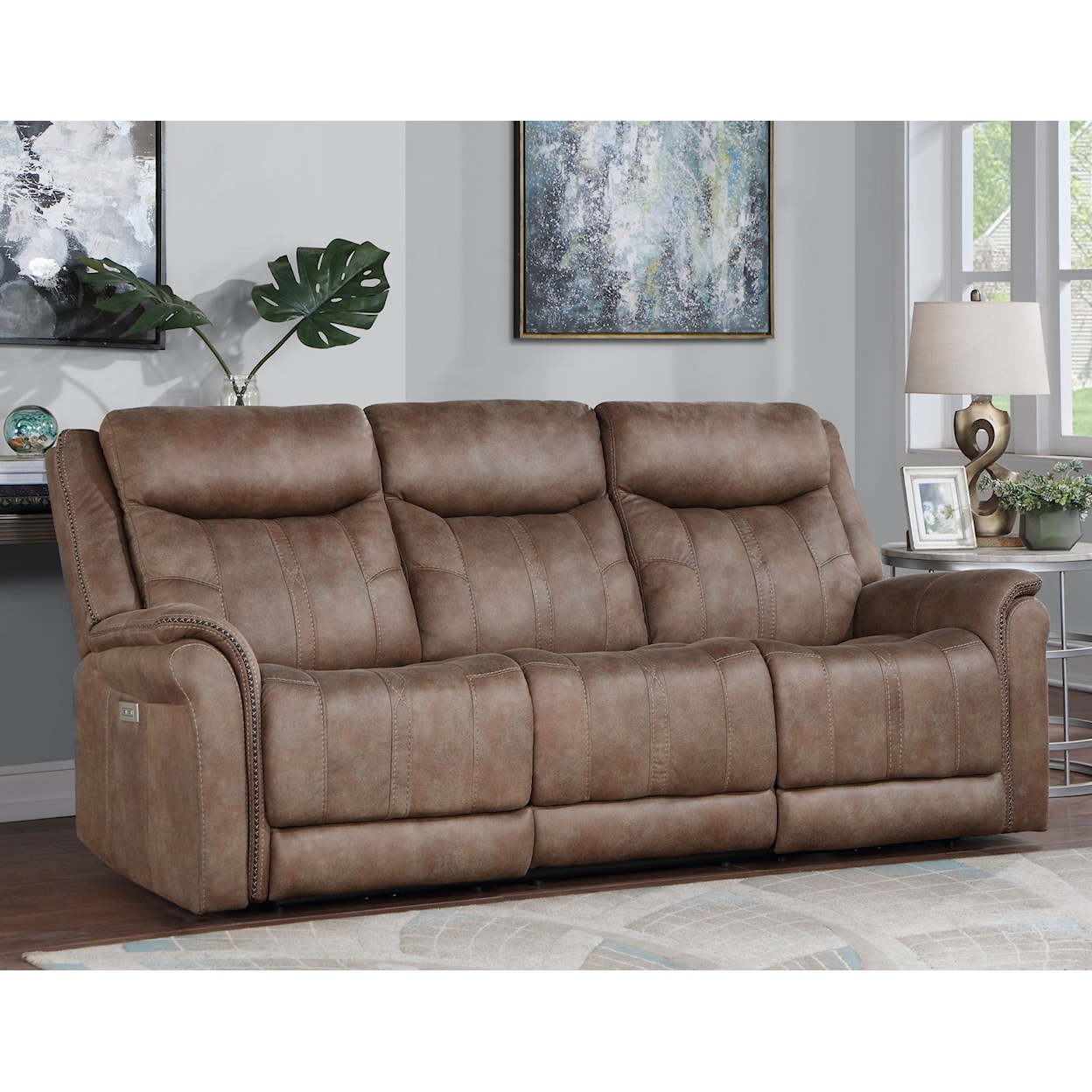 Steve Silver Morris Power Reclining Sofa