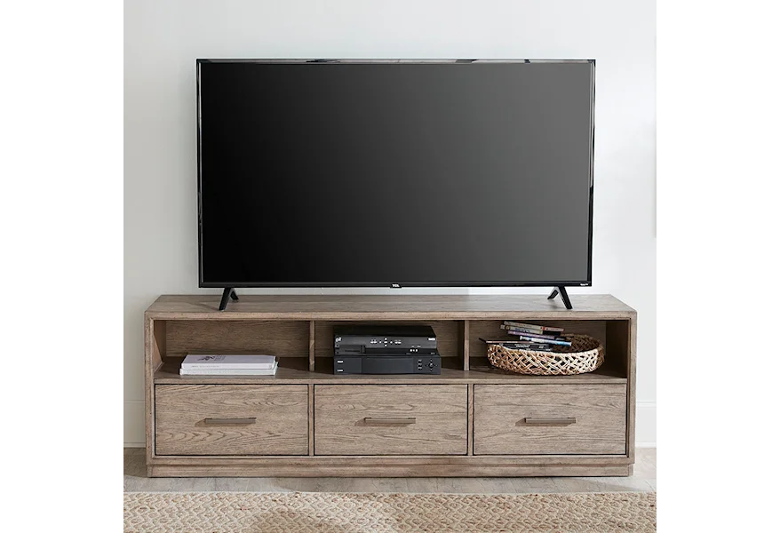 City Scape Entertainment TV Console by Liberty Furniture at Royal Furniture