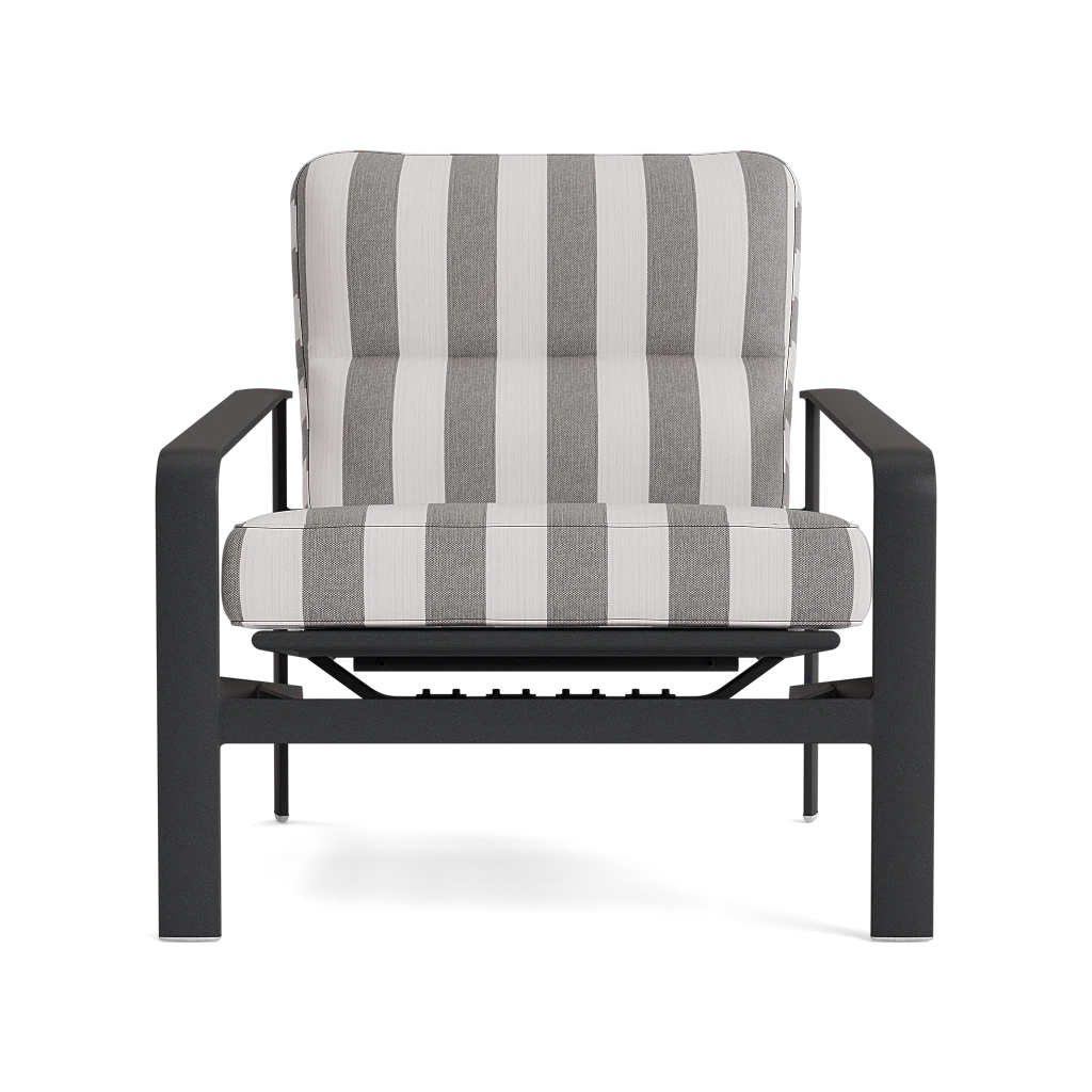 Cushioned Aluminum Strap Motion Lounge Chair