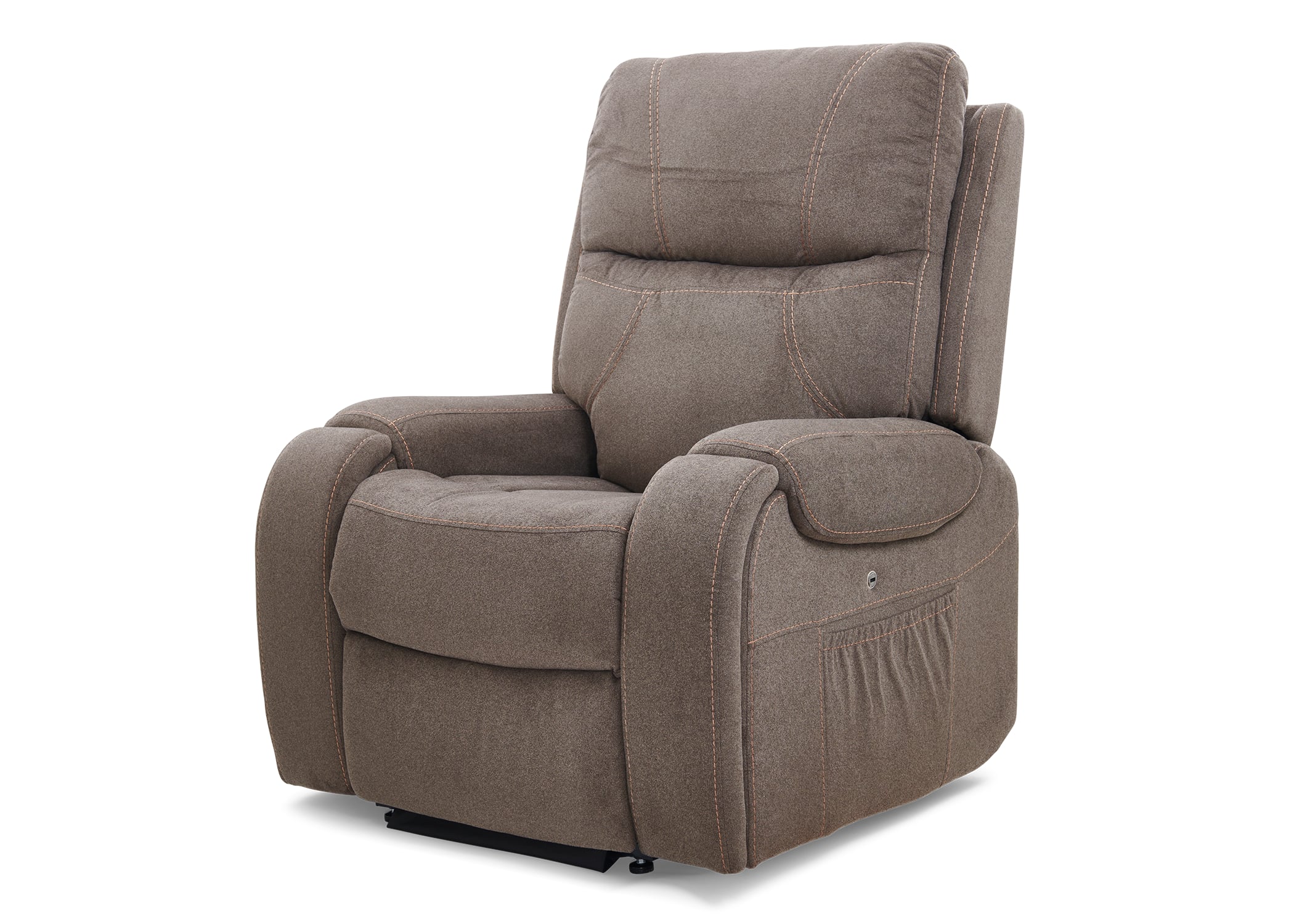 UltraComfort UltraCozy Power Recliner w/ Headrest & Lumbar