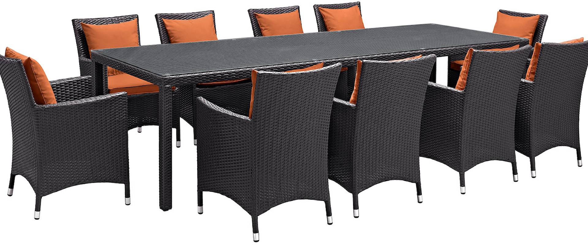 11 Piece Outdoor Patio Dining Set