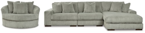 3-Piece Sectional And Chair