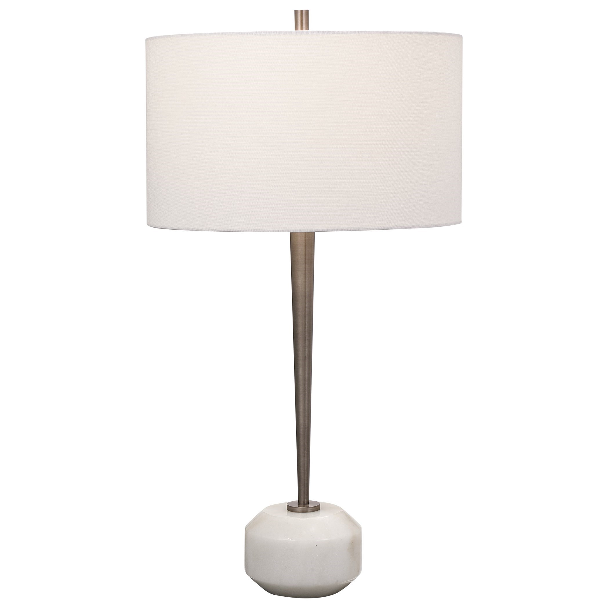Uttermost Table Lamps White Crackle Table Lamp