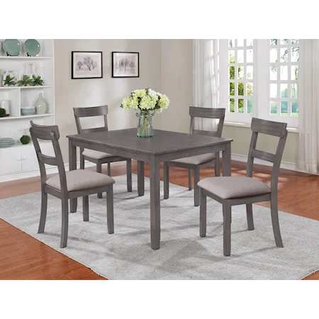 Henderson Transitional 5-Piece Dining Set