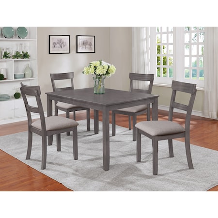 Henderson Transitional 5-Piece Dining Set