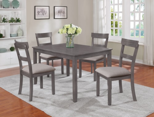 Henderson Transitional 5-Piece Dining Set