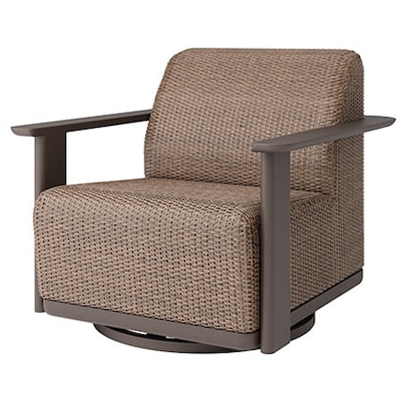 Padded Club Swivel Glider