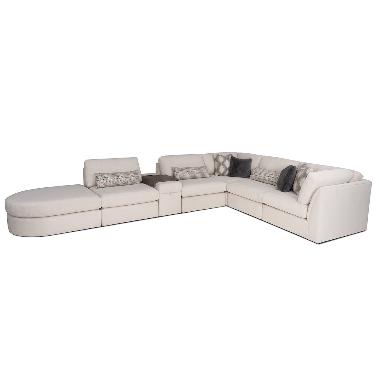 Smith Brothers 209 L-Shaped Sectional Sofa
