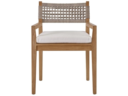Coastal Outdoor Dining Arm Chair