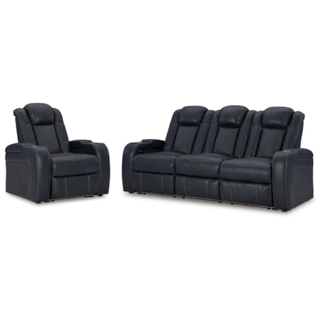 Power Reclining Sofa And Power Recliner