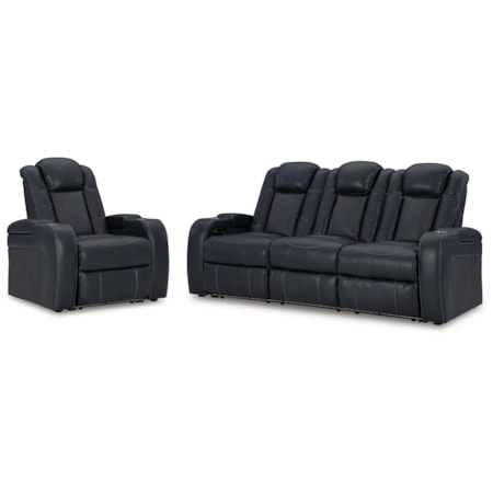 Power Reclining Sofa And Power Recliner