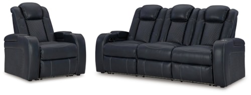 Power Reclining Sofa And Power Recliner