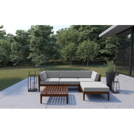 4-Piece Outdoor Sectional Sofa