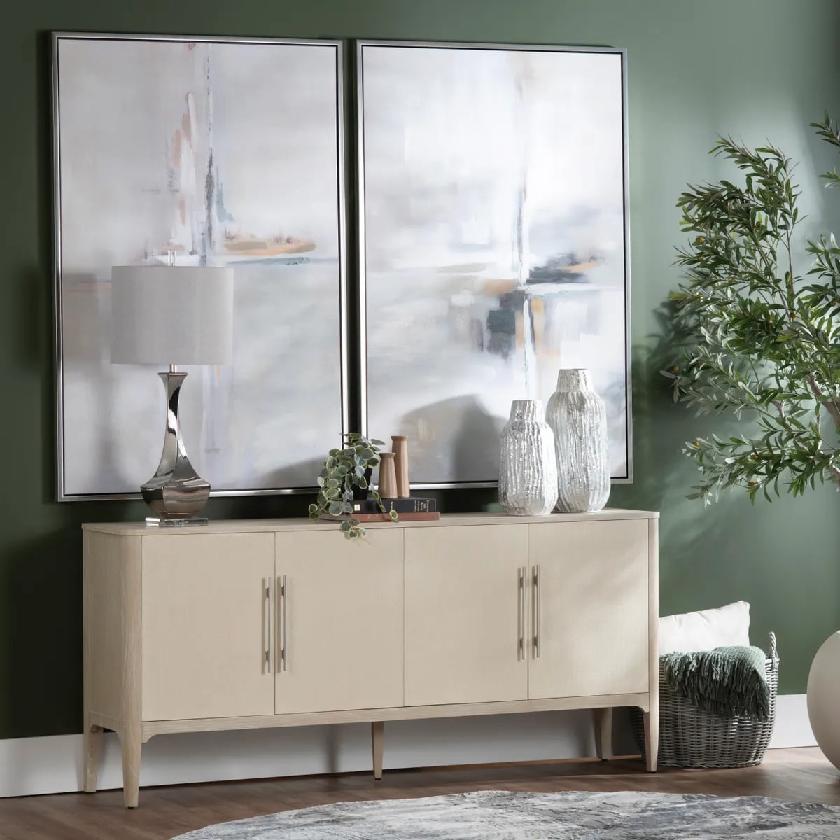 Callahan Framed Canvas Paintings - Set of 2