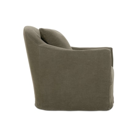 Swivel Slipcover Chair