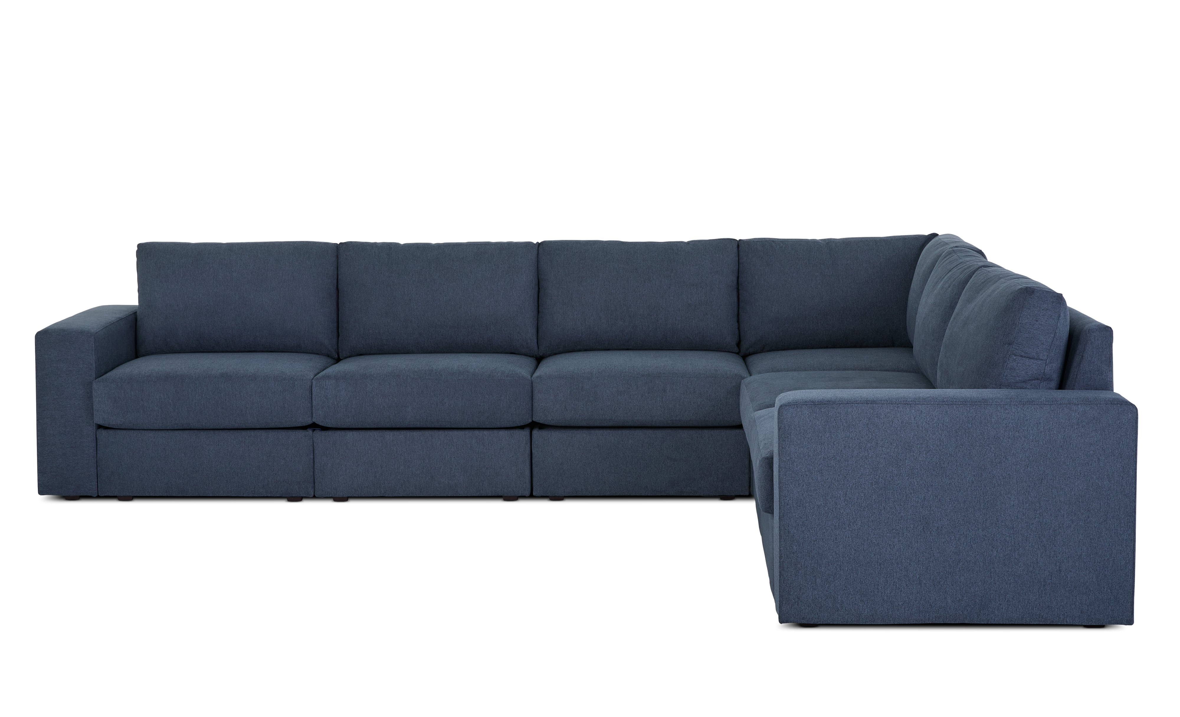 Flexsteel Flex Standard-Arm 6-Seat Sectional Sofa